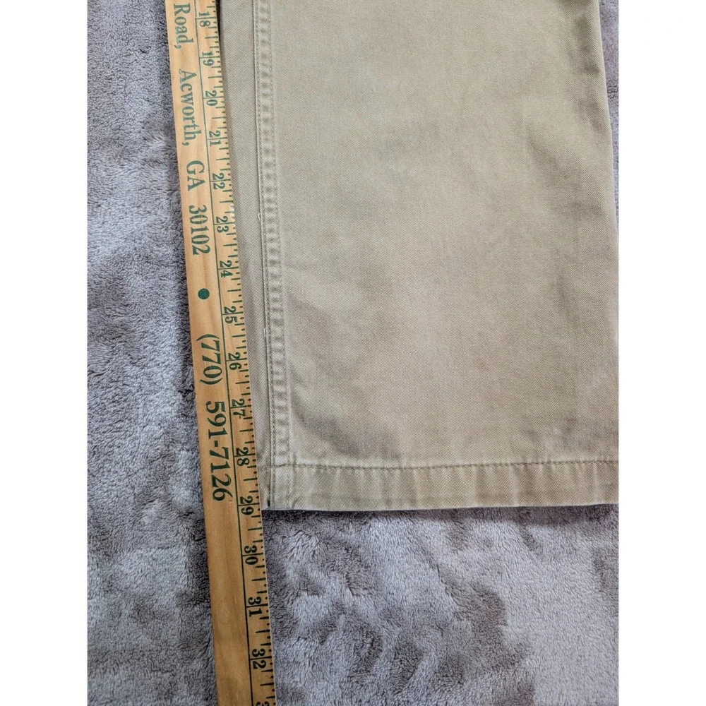 Carhartt Carpenter Pants Mens 36x30 Dark Khaki Relaxed Fit Canvas B324 DKH